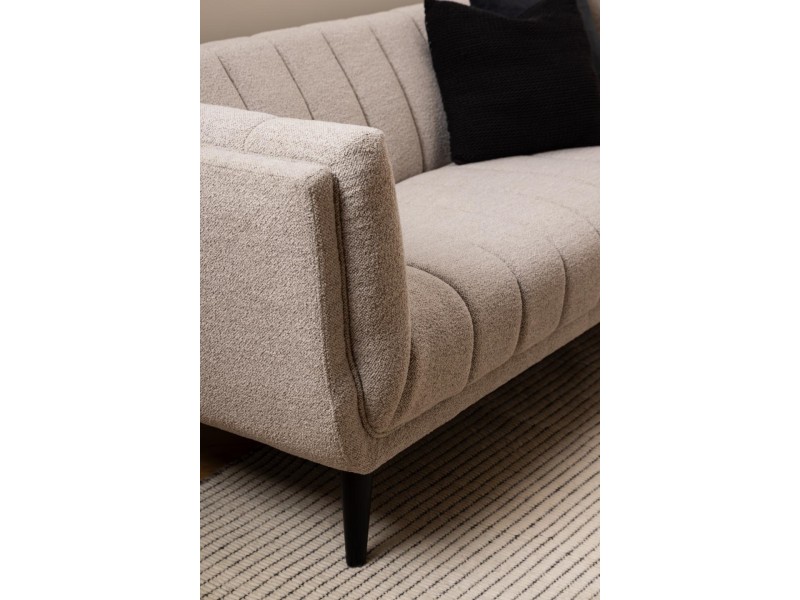 Sofa Tampa trzyosobowa beżowa Monza 60 - ACTONA